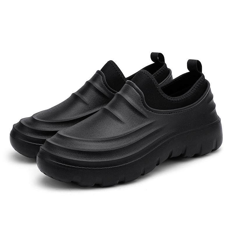 Men Outdoor Work Shoes Water-proof Chef Shoe Oil-proof Shoe for Pet Workers Man Fisherman Shoes Non-slip Garden Weeding Clogs