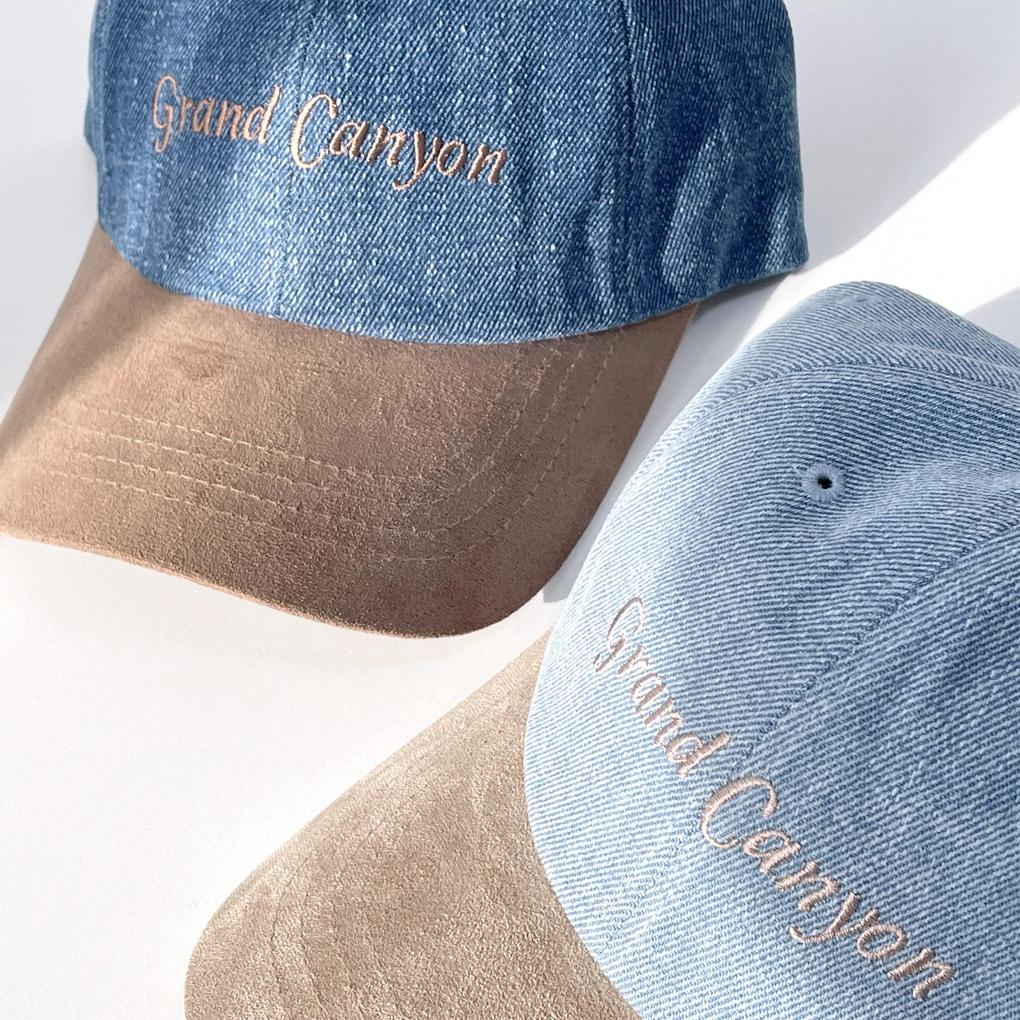 Women's and Men's Grand Denim Color Block Ball Cap Baseball Hat