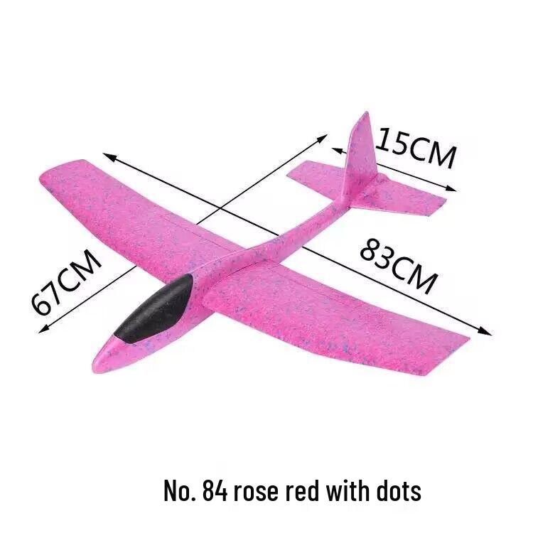 Upgraded Foam Hand-Thrown Glider - Lightweight Model Airplane for Outdoor Play