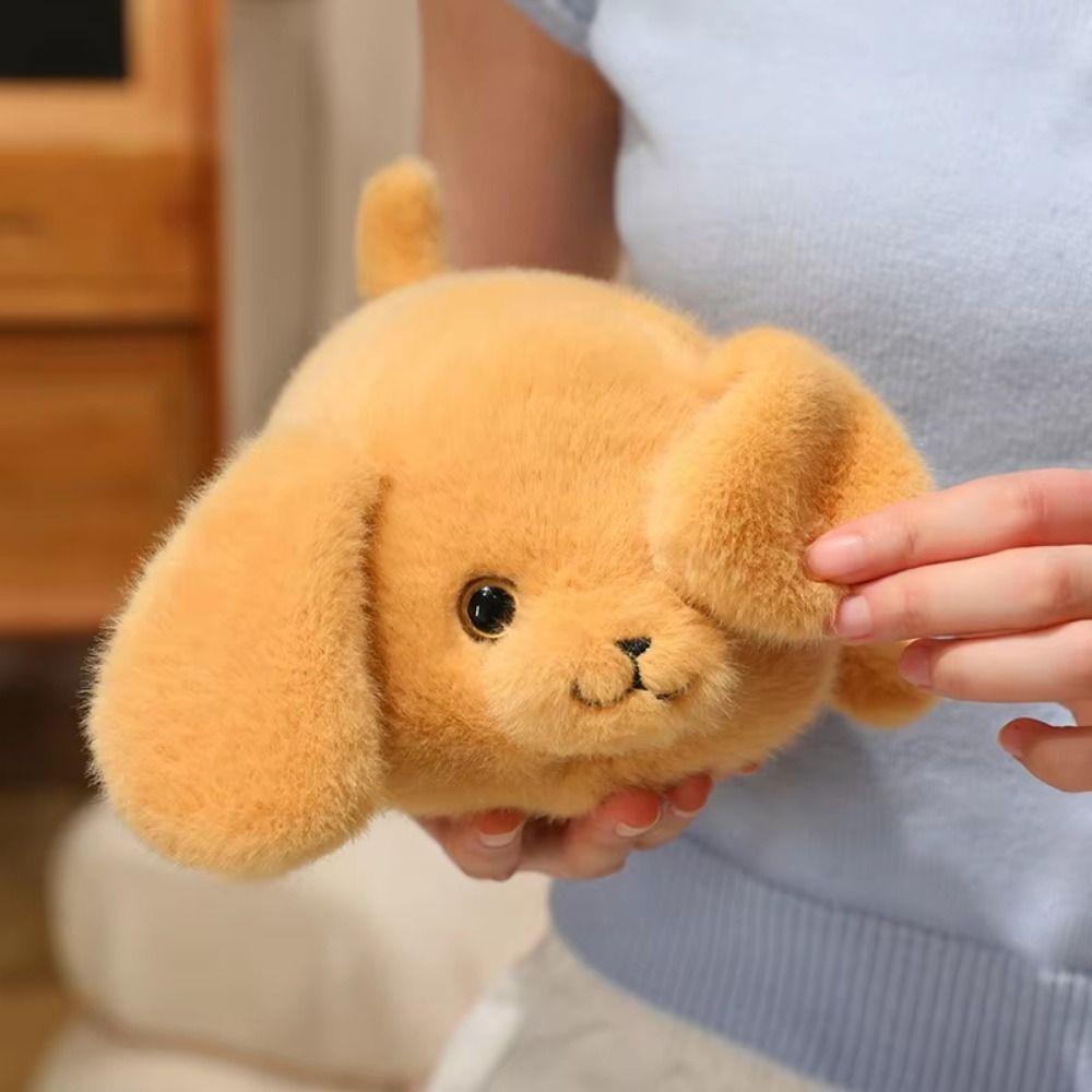 Weiche liegende Welpen-Stoffpuppe Weiches Material Welpen-Schlafkissen Hundespielzeug aus Plüsch Heimdekoration