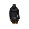 Y-3 Logo Letter And Number Print Hooded Zip-Up Long Sleeve Jacket Men jackets Black IW9999