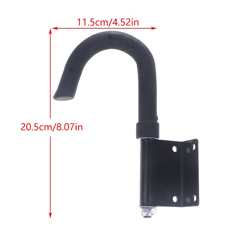 For Outdoor Durable Anti-falling Extension Ladders Roof Hook Metal Telescoping Ladder Hook Stabilizers High Performance Standoff чёрный