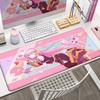 XXL Anime Mädchen HD Schreibtischmatte PJSK Project Sekai Colorful Stage Nightcord Gummi-Mauspad Großes Gaming Rutschfestes Tastatur Schutzmatte