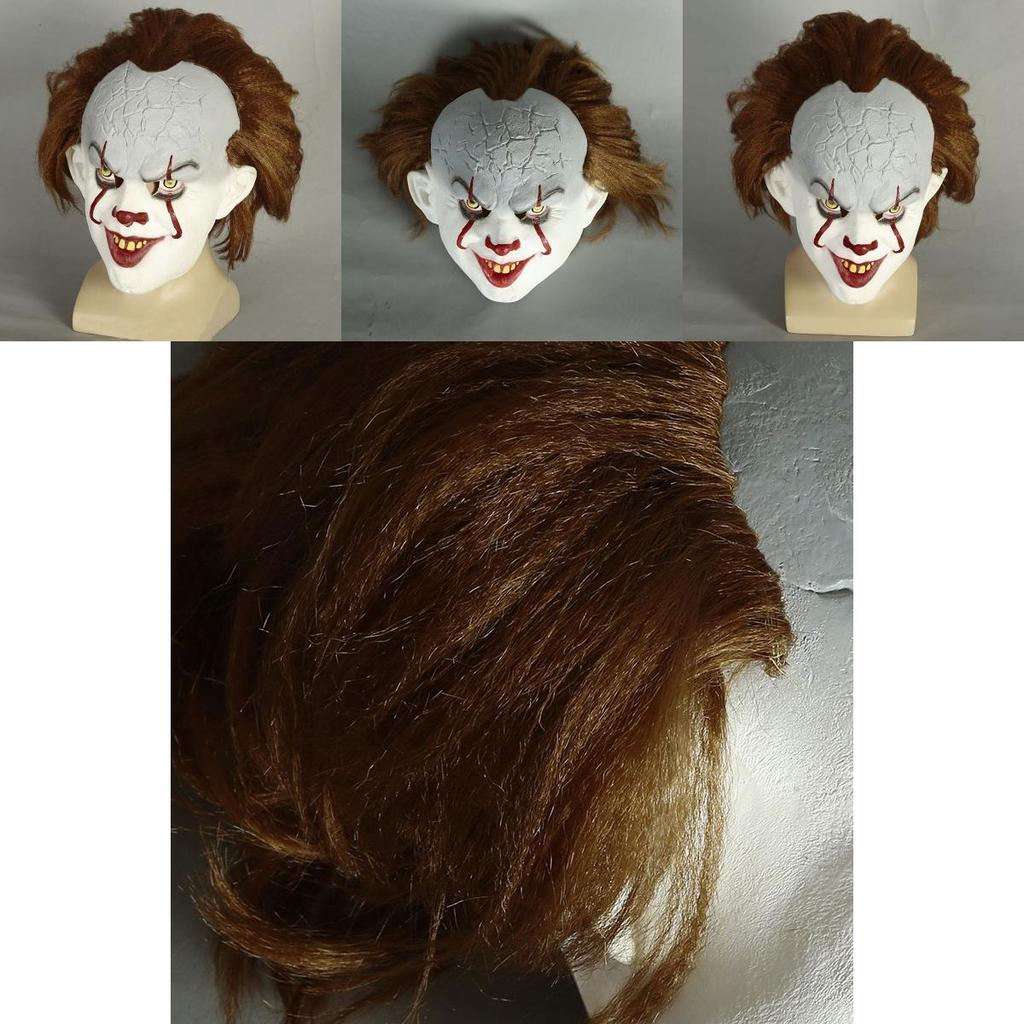 Maschera Cosplay Premium di Stephen King's It Pennywise Eccezionale Per Feste E Carnevali