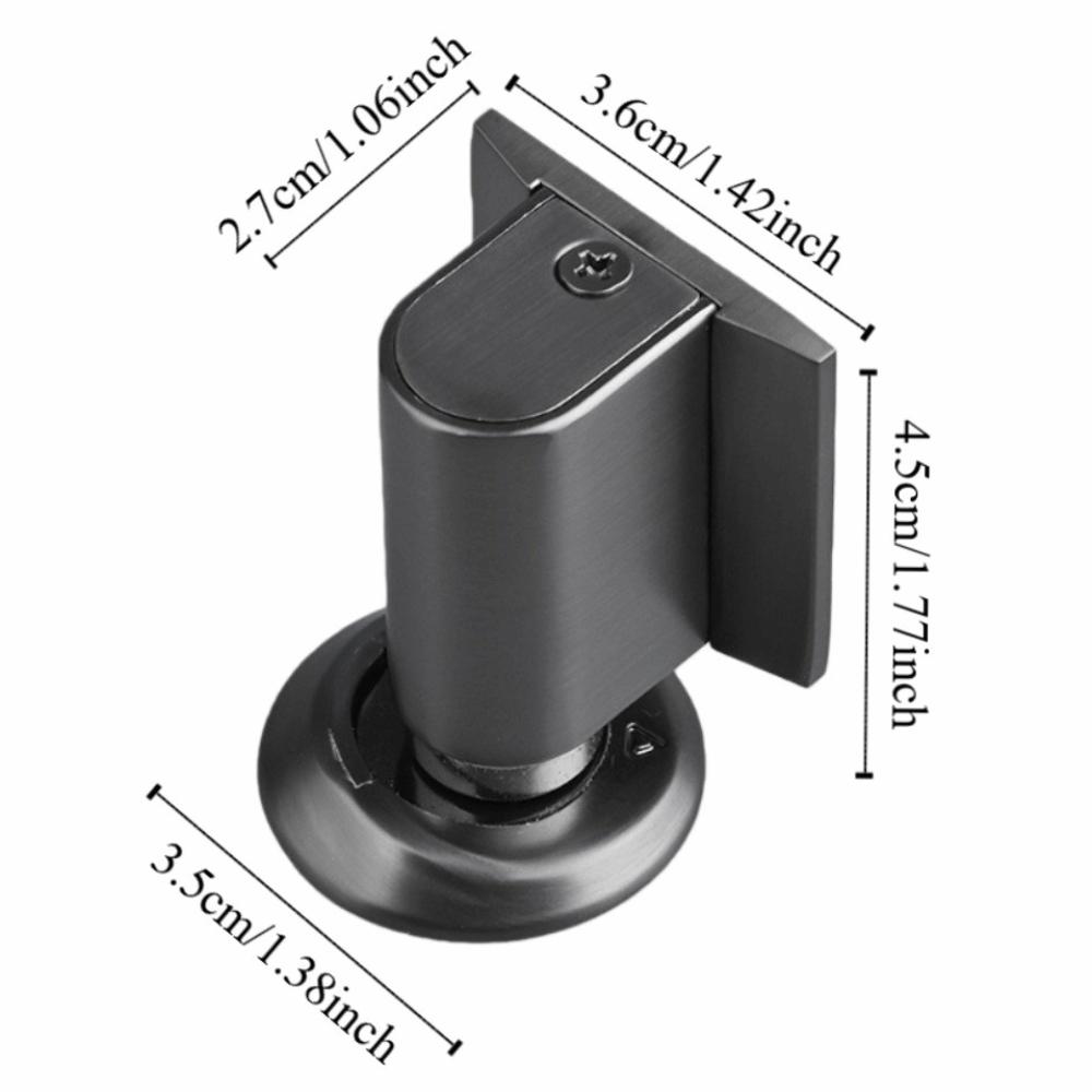 Self-Adhesive Magnetic Door Stopper Space Saving Anti-Collision Door Holder Windproof Heavy Duty Door Buffer Office Use
