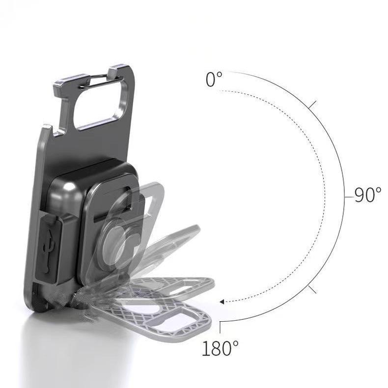 Portable USB Mini Keychain Light: High-Brightness COB for Camping, Emergency, and Outdoor Use
