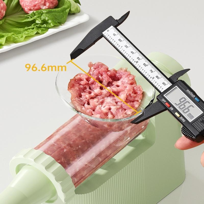 Mașină Manuală de Umplut Cârnați Râșniță de Carne Umplutură cu 4 Tuburi pentru Producție Casnică