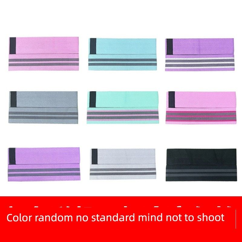 

Hip Shaping Hip Lifting Resistance Ring Elastic Hip Training Plastic Peach Hip Fitness Female Eye Massager Squat Yoga Knitting Color Random (120 Pound Resistance)(Benefits)