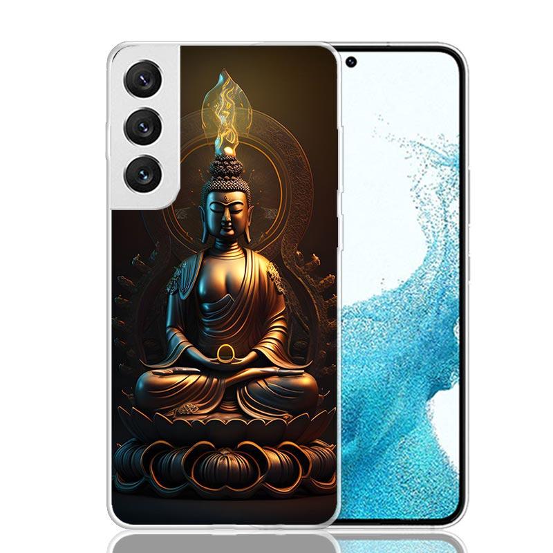 Gautama Buddha Budha Belief Phone Case For Samsung Galaxy S25 S24 S23 S22 S21 FE S20 Ultra S10 Plus Art Customized Coque Capa S2