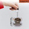 Beliebte Niedliche Katze Lustige Schlüsselanhänger für Zubehör Tasche Haustier Katzenliebhaber Meme Miau Schlüsselanhänger Ring Schmuck Fans Geschenke Schlüsselanhänger