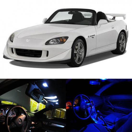 4 x LED Full Interior/License Lights Package Deal For 2001-2009 Honda S2000 S2K