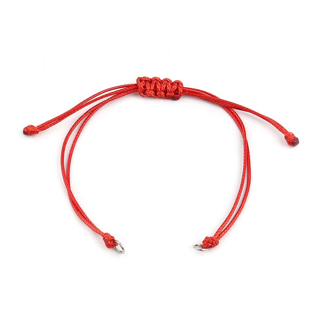 5PCs Multicolor Rope Lucky knots Bracelets Polyester Handmade Bangles Braiding Braided Bracelets Accessories Findings Adjustable