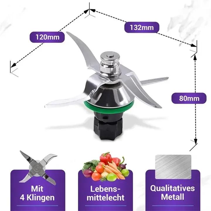 Zubehör Mixmesser für Thermomix Messer TM5 TM6 Ersatzmesser für Thermomix Vorwerk TM5 Küchenmaschine