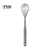 Easy Clean Stainless Steel Whisk Egg Beater, Anti-slip Long Handle Durable Whisk, Metal Beater Manual Mixing Tool for Kitchen Cooking Sauces
