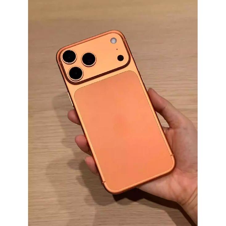 

Diy housing For XR to 17 Pro XR like 17 Pro Chassis For iPhone XR Convert to 17 Pro Backshell for All Model XR Change 17 Pro оранжевый