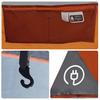 Dome Camping Tent for 4 Persons Grey and Orange Waterproof