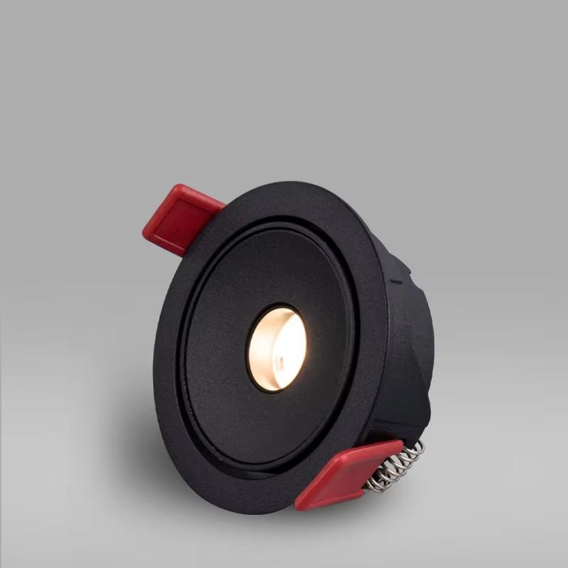 Recessed LED COB Embedded Ceiling Lamp Fixture Downlight Focus Mini Spotlight Narrow Beam Angle 3°8°15° Wine Cabinet