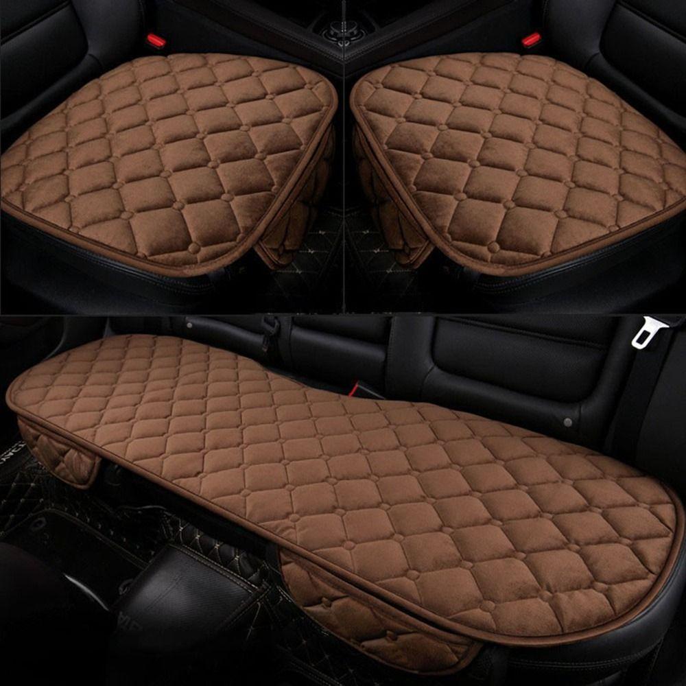 Plush Winter Car Seat Cover Anti-slip Auto Protector Mat Practical Auto Seat Cushion  Van