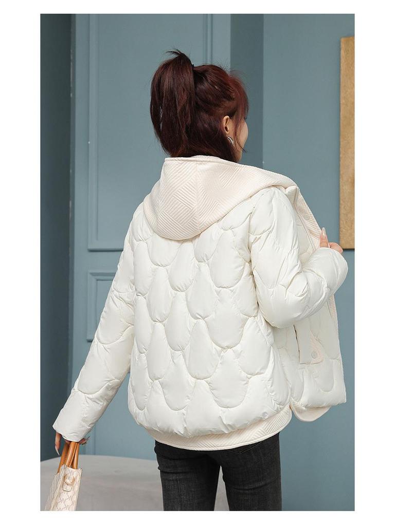Women's 2025 Winter Hooded Cotton-Padded Coat - Korean Style Thick, Warm Down Jacket
