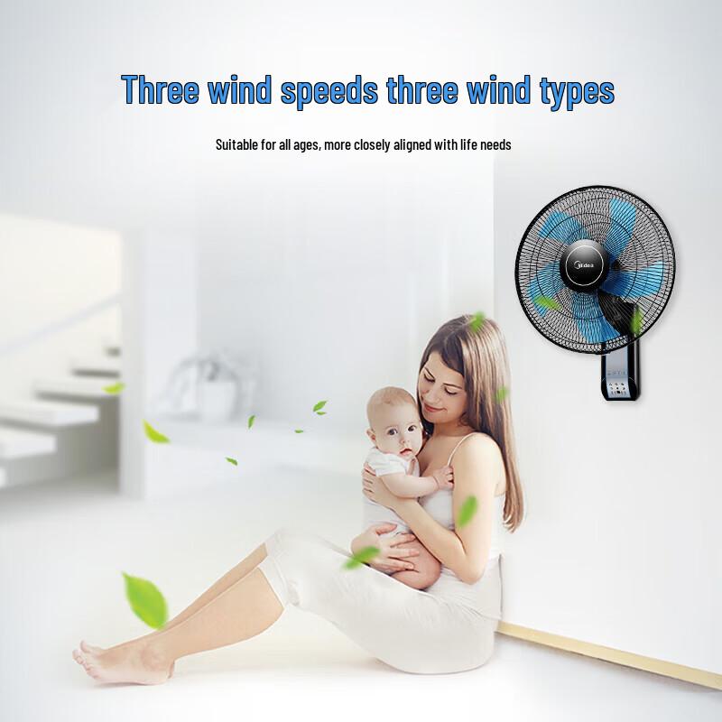 Midea 16-inch Wall-Mounted Industrial Fan