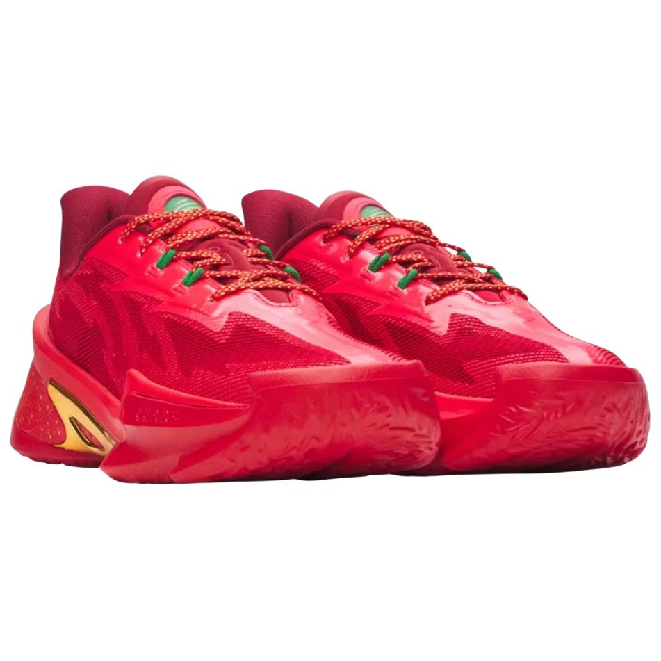 Curry Brand Curry Series 7 Christmas With The Currys Men Sneakers Black Red Racer-Red 3027983-600