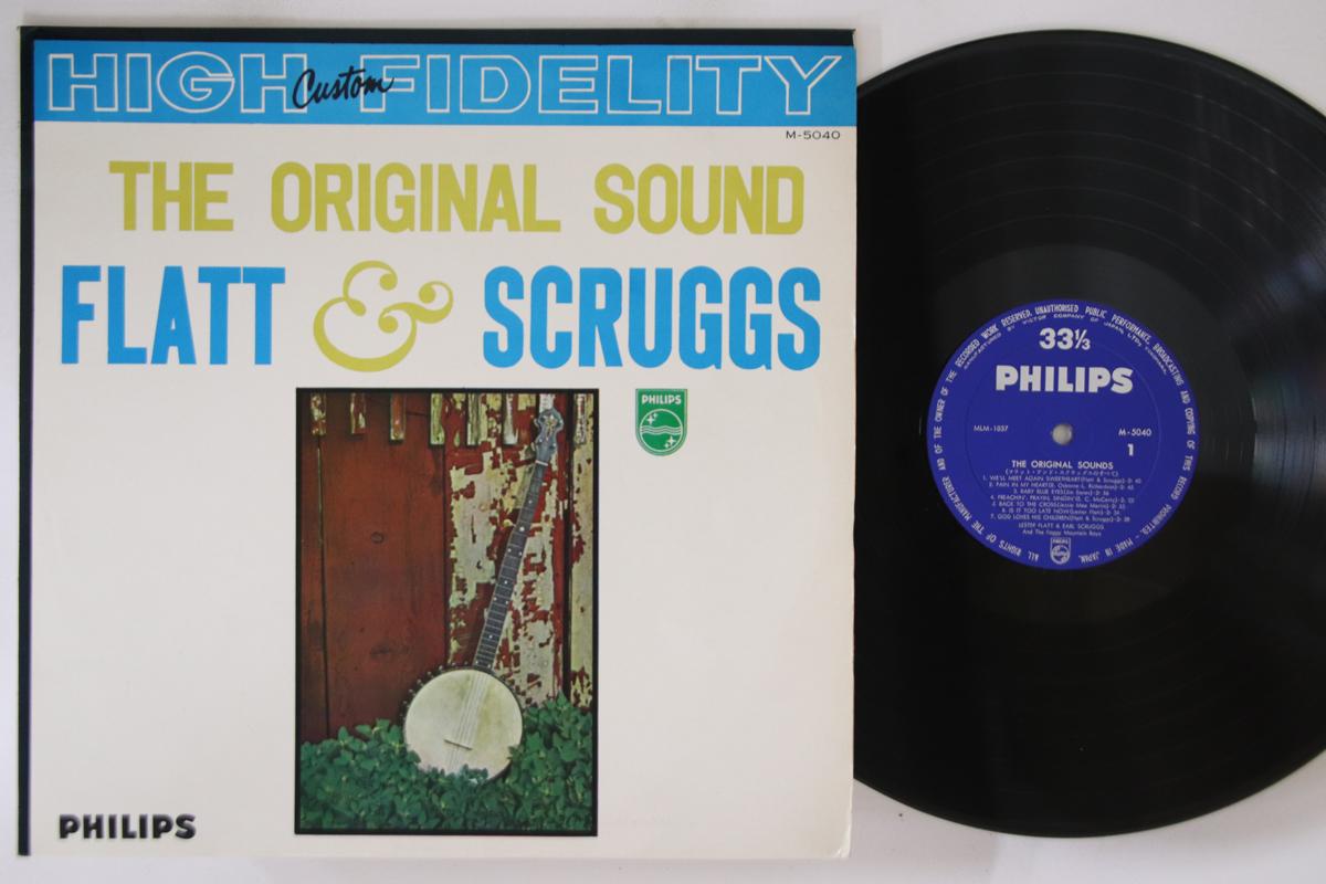 

LP Record FLATT & SCRUGGS - Original Sounds M5040 PHILIPS 1963 Japan Country Used