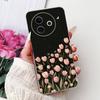 For Vivo Y39 5G Y300i 5G / Vivo V2436 V2444A Back Cover Girly Fashion Flower Butterfly Painting Case Soft Clear Silicone Funda