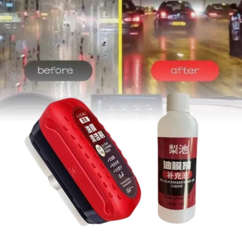 Oil Automotive Film Cleaning Brush Replenish Liquid Wiping Glass Decontamination