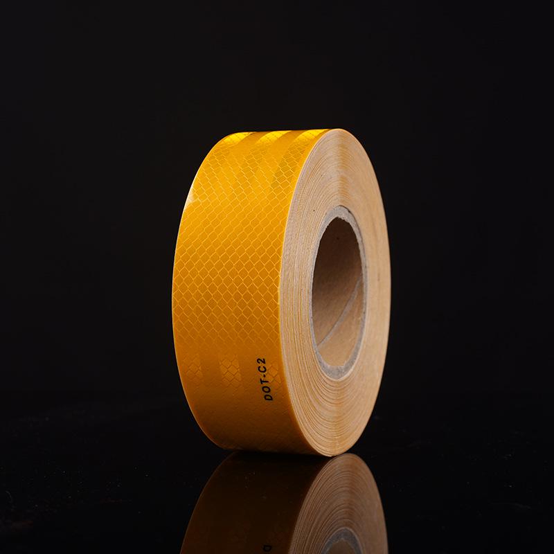 Red and White Reflective European DOT-C2 Tape for Cross-Border Annual Truck Inspection