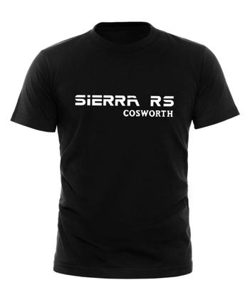 Sierra COSWORTH T-SHIRT FORD WSZYSTKIE ROZMIARY S M L XL 2XL 3XL 4XL KOLORY CZARNY BIAŁY