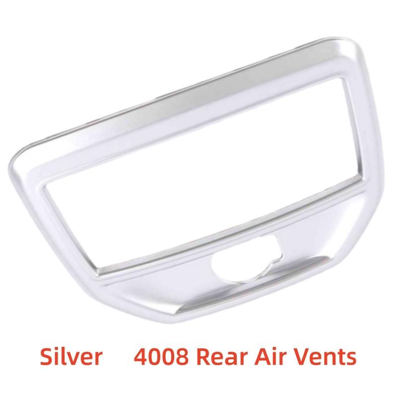 Car Upgrade Stickers 4008 Rear Air Vents For Peugeot 3008 5008 GT 2017 2018 Modification Decoration Accessories
