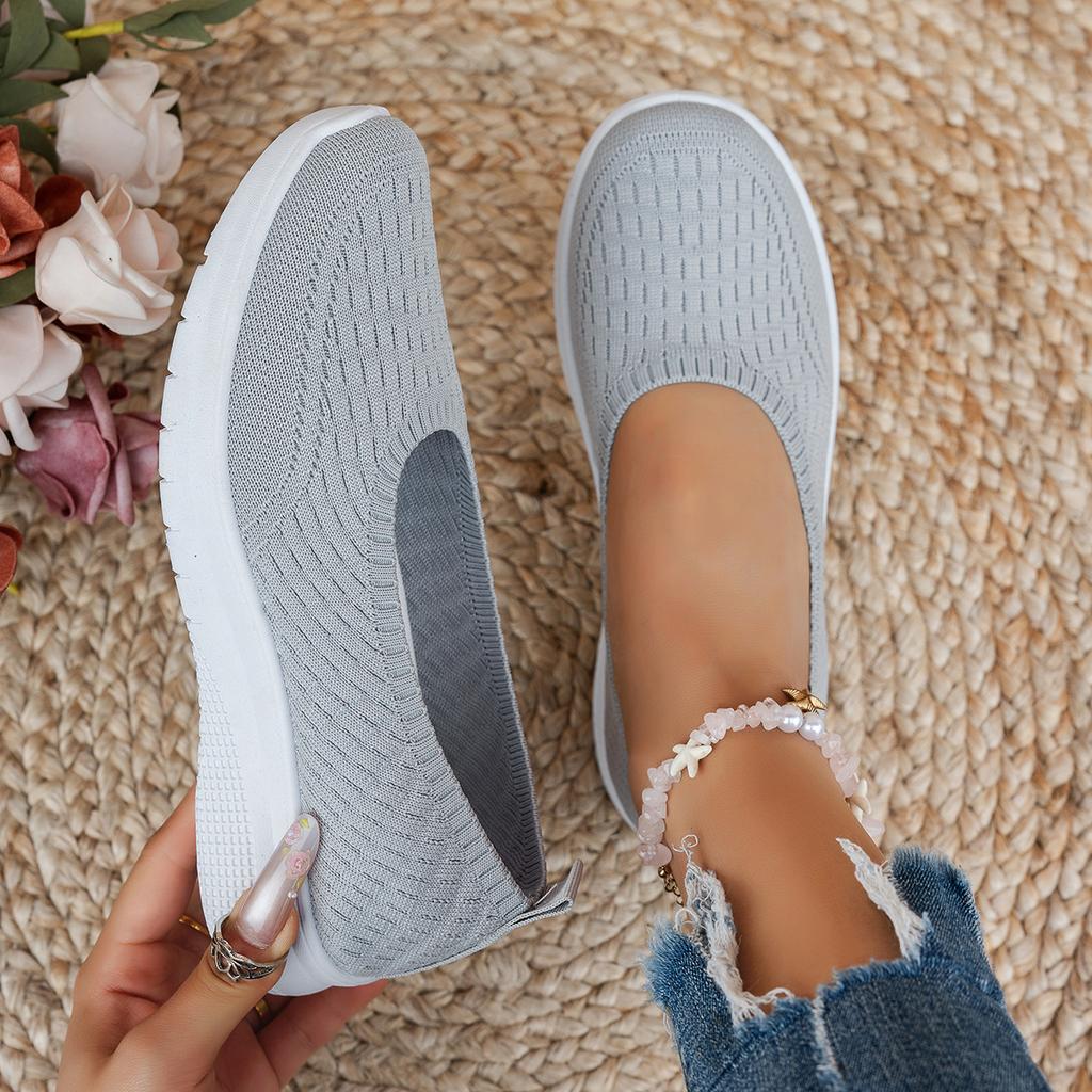 Fashion Women's 2025 Summer New Shallow Mouth Flat Bottom Women's Casual Single Shoes Large Size Ultra Light Women's Shoes Sale