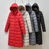 Ultra Light Women Winter Long Down Jacket Hooded Down Coat Big Size Female Coats