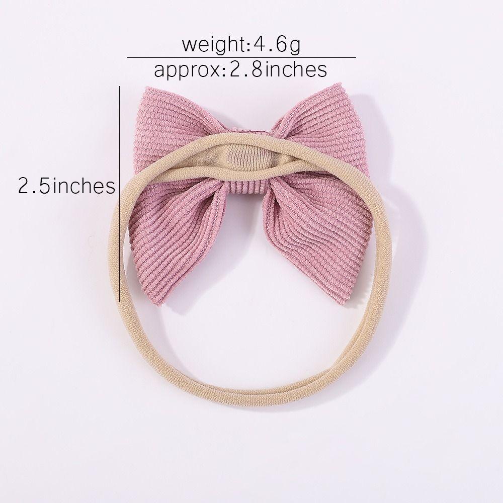 10Pcs Luxury Nylon Elastic Headband Flower Lace Hair Ties  for Baby Girl Infant Newborn Toddler