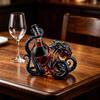 Octopus-Shaped Glass Decanter, 3D Artistic Borosilicate Bottle for Whiskey Wine Soda, 350ml Decorative Liquid Bottle, Unique Bar Decor Gift for