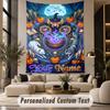 Halloween (37) Theme Custom Tapestry Personalized Custom Name Text Wall Hanging Tapestry Home Decor Background Cloth