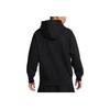 Nike Solid Color Logo Hoodie With Pocket Men Tops Black DX0814-010