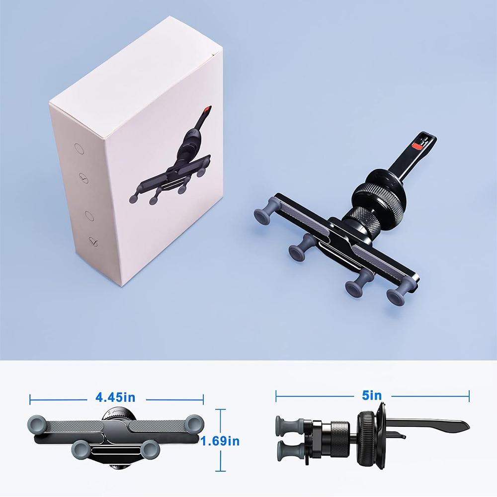 Car Vent Phone Mount Invisible Rotatable Air Vent Mount Car Phone Holder