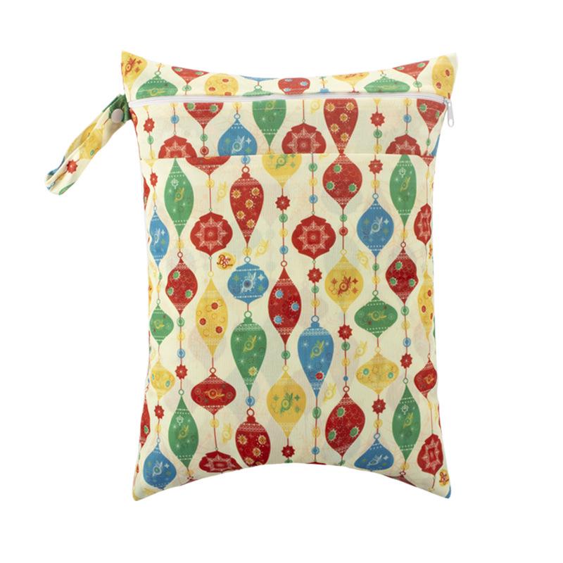 Washable Wet/Dry Separation Diaper Bag for Baby Clothes & Underwear