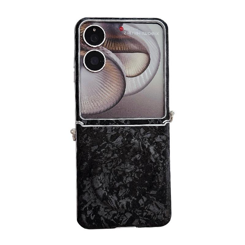 

Stylish Shell Pattern Magnetic Bear Holder Case with Lanyard for Xiaomi MIX Flip2 - Drop-proof and Anti-lost Xiaomi MIX Flip