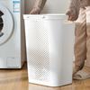 Japanese Style Dirty Clothes Basket Hollow out Laundry Basket Clothes Storage Basket  Household