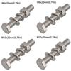 Spring Nut Hex Bolt Round Head Carriage Screw Truss Head 304 Stainless Steel Screw  Metal Working
