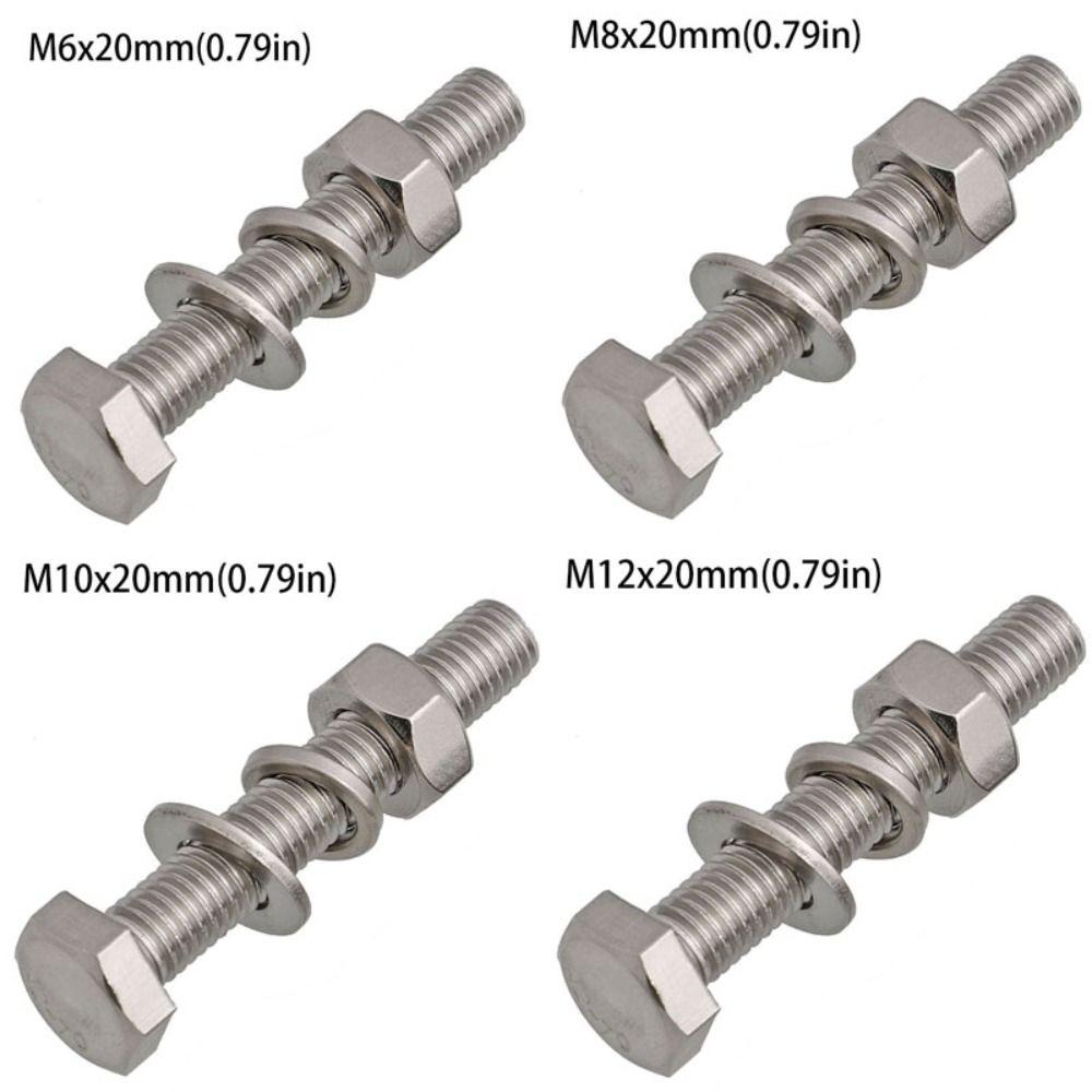 Spring Nut Hex Bolt Round Head Carriage Screw Truss Head 304 Stainless Steel Screw  Metal Working