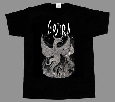 Gojira Tričko Vintage Metalové Hudební Tričko Oblečení ..Unisex tričko