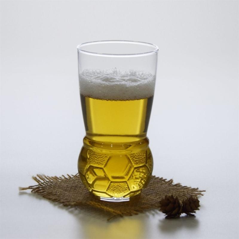 6Pcs Football Inspired Glass Beer Glasses 450ml Durable And Stylish Club Party Glass Cups For Any Occasion