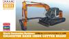 Hasegawa Hitachi Construction Machinery Hydraulic Excavator ZAXIS135US Cutting Cutter Model Plastic Model 66111 1/35 (Car)