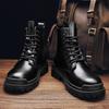 Fashion Men's Genuine Leather Winter Ankle Women Trekking Snow Black Designer Tactical Ankle Boots Outdoor for Men Work Shoes Sneakers