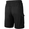 PUMA Solid Color Drawstring Straight-Leg Sports Shorts Unisex Bottoms Black 678009-01