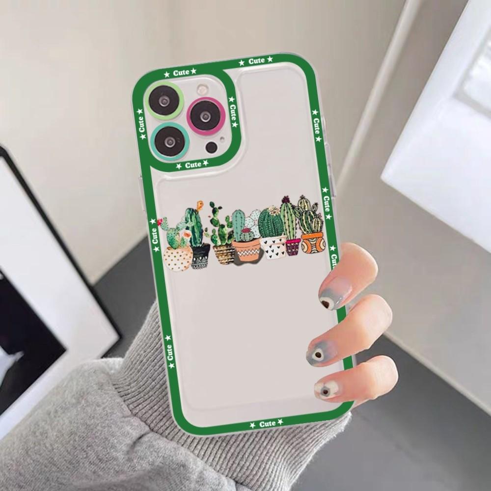 Cartoon Art Summer Cactus Phone Case For Samsung A 10 20 30 70 13 21 32 72 22 51 52 53 71 73 32 4g 32 5g Fundas