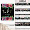 2024 Calendar For Tired-Ass Women,Wall Hanging Planners for Office,Funny Gifts